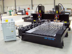 宝鸡扶风县双头立体多功能石材雕刻机HW-1325-2Z